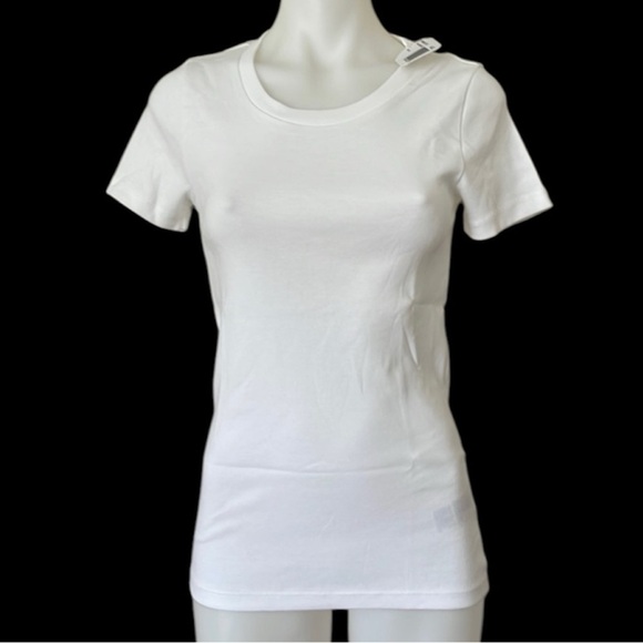 (NWT) J. Crew Perfect Fit 100% Cotton White Tee, Small - Picture 6 of 16